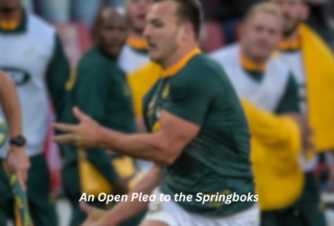 An Open Plea to the Springboks
